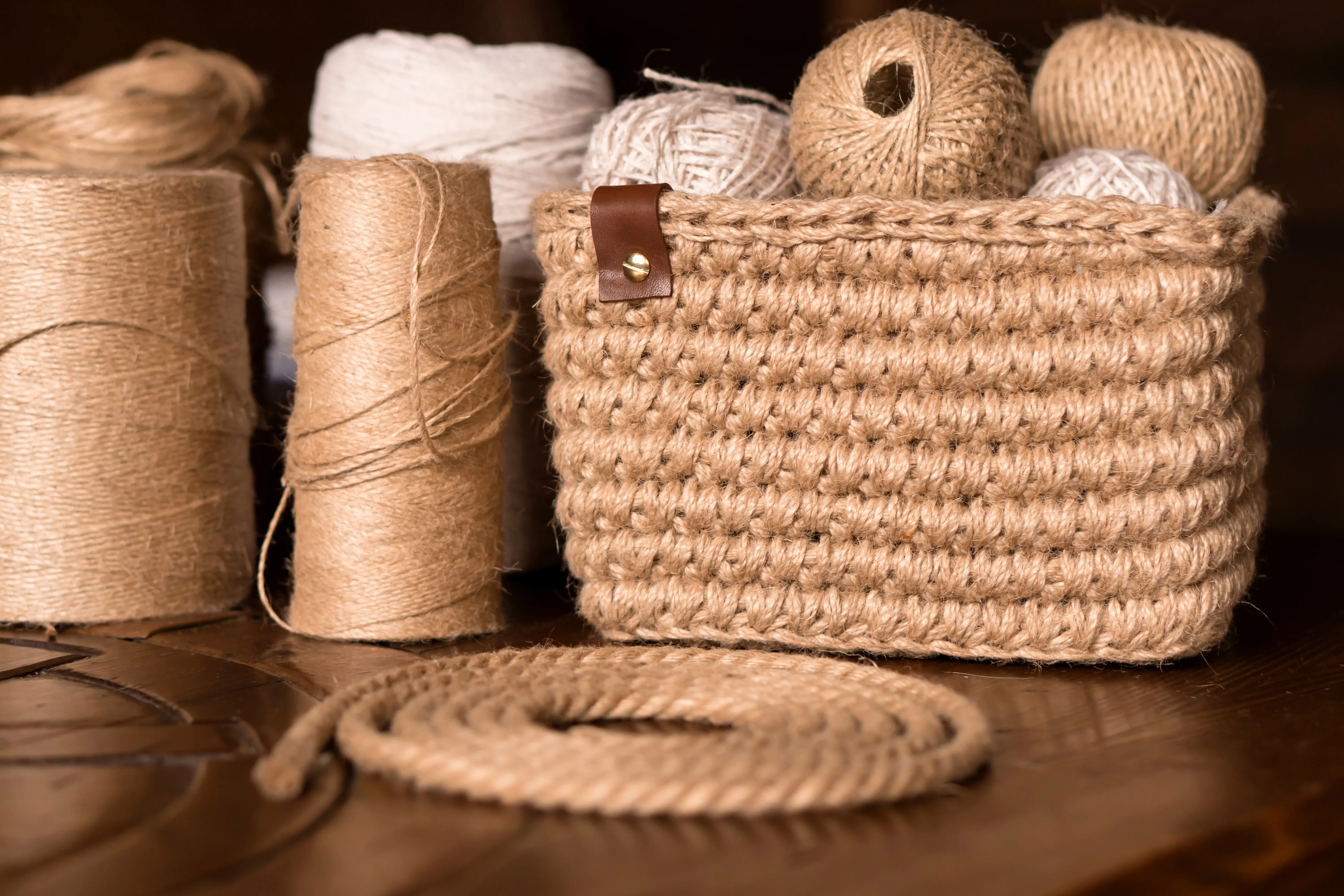 twine and basket