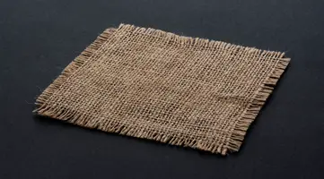 Woven sisal fabric mat